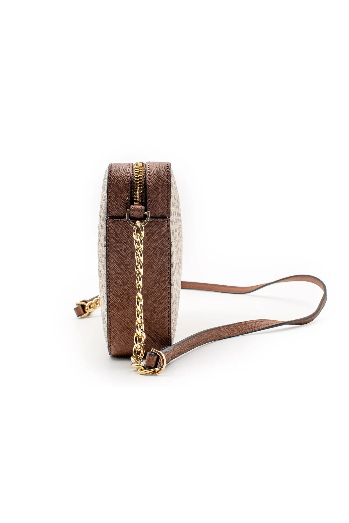 Michael Kors Jet Set Large Logo Crossbody Çapraz Omuz Çantası Vanilya
