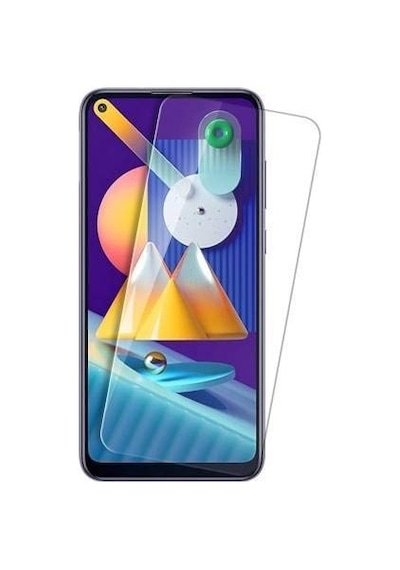 Samsung Galaxy M11 İle Uyumlu Ekran Koruyucu Şeffaf Temperli Kırılmaz Cam Ekran Koruyucu