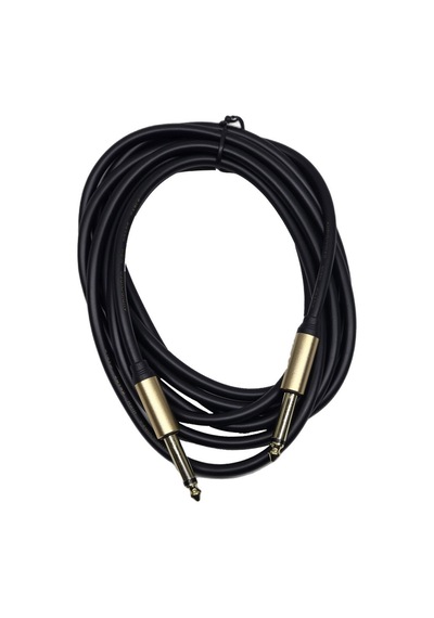 3 Metre 6.35 Mm To 6.35 Mm Ses Kablosu - Stereo Çivi Jak Enstrüman Ve Amfi Bağlantı Kablosu