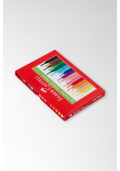 Faber-Castell Pastel Boya, 18 Renk, Yumuşak ve Canlı Renkler, Rahat Kullanım, Sanatsal ve Eğitsel Aktiviteler İçin