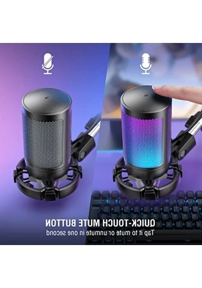 Profesyonel Usb Mikrofon Seti, Oyun Ve Yayıncılar İçin Tasarlandı, Siyah