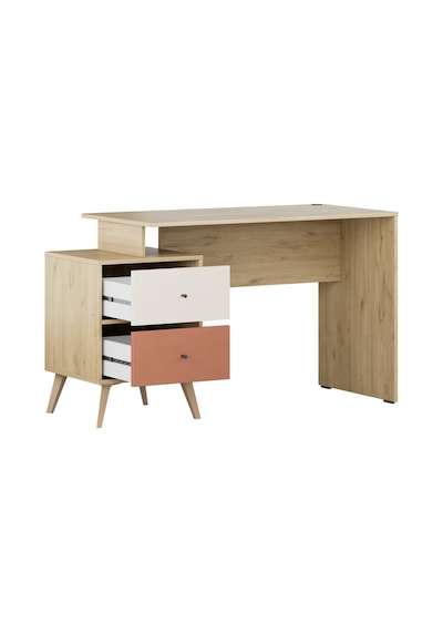 Adore Mobilya Terra 2 Çekmeceli Çalışma Masası-florida Meşe/Karışık Renk 129 x 75 x 55 CM Adore Mobilya Terra 2 Çekmeceli Çalışma Masası-florida Meşe/Karışık Renk 129 x 75 x 55 CM