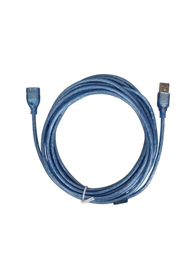 Lexroo Şeffaf/mavi 5 Metre Usb 2.0 Uzatma Kablosu Standart