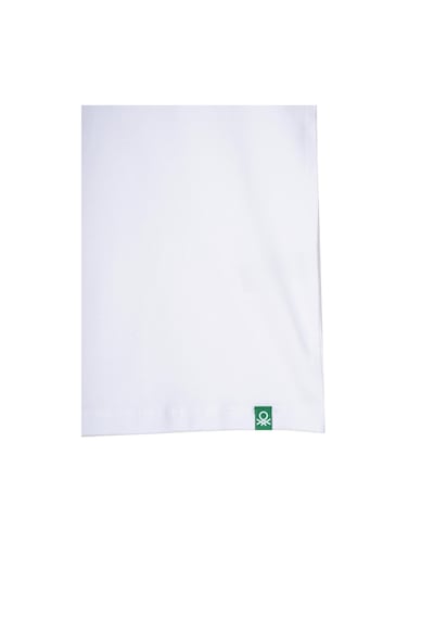 United Colors Of Benetton Erkek Çocuk Beyaz T-shirt Bnt-b21405 Beyaz