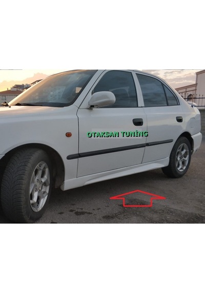 Hyundai Accent Admire Yan Marşpiyel Takımı - Yeni Model - Fiber