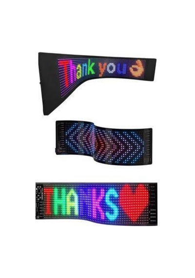Digital Araba Yazısı Ekran Matrix En Büyük Boy 16x96 Matrix Led Panel - Lisinya Çok Renkli