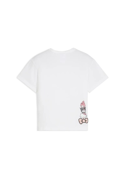 Puma X Hk&fr Graphic Tee Beyaz Kız Çocuk T-shirt & Polo