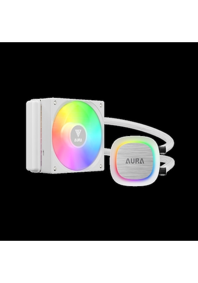 Gamdıas Aura Gl120 V2 Wh White Edition 120mm Rgb 1 Fanlı Cpu Sıvı Soğutma 1923 Renkli