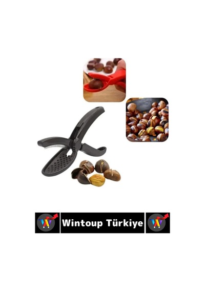 Wintoup Ergonomik Kaymaz Yüzey Güvenli Tutuş Kullanım Kabuk Kesme Çizme Şık Pratik Plastik Kestane Çizeceği