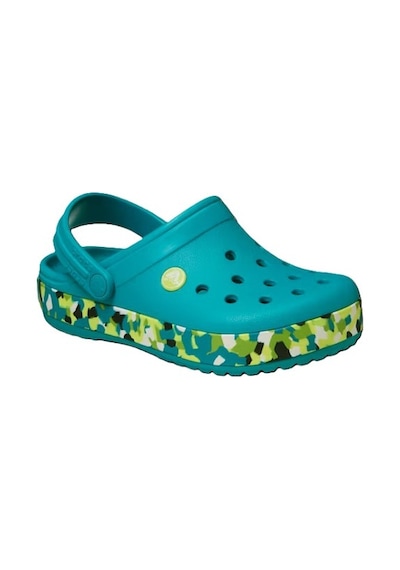 Crocs Crocband Glow Confetti Band Clog Unisex Çocuk Terlik 212523 Petrol