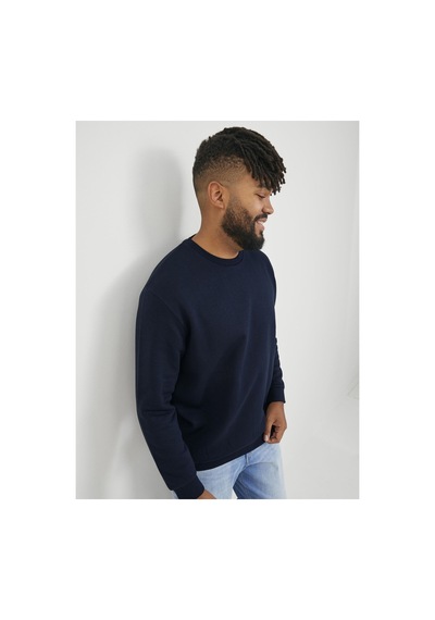 Jack & Jones Plus Sweatshirt Plus Einfarbig Sweatshirt Navy Blazer