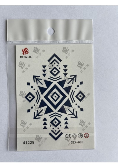 Motif Minimal 11x8 Cm Yarı Kalıcı Geçici Dövme Yapıştırma Dövme