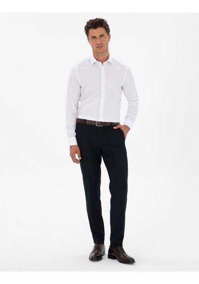 Pierre Cardin Erkek Mavi Gömlek Desenli 50312349-vr036 Mavi