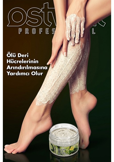 Ostwint Yüz Ve Vücut Peeling Scrub Salatalık 300ml Cilt Temizleyici Pürüssüzleştirici Dolaşımı Hızlandırıcı