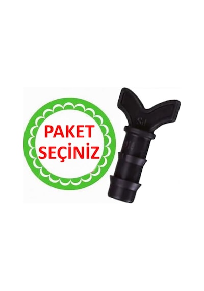 Damlama Sulama Kör Tapa Bağlantı Parçası 16X16 (Paket Seçiniz)