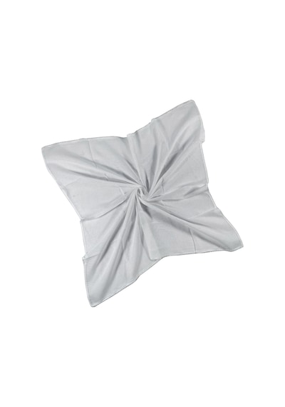 Mim Eşarp Mısırlı Eşarpları Iç Tülbent Iç Başörtüsü 80x80 Cm Beyaz