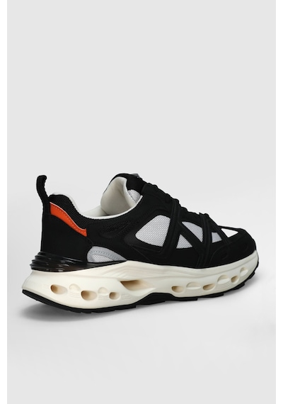 Lufian Erkek Vlad Deri Sneaker Ayakkabı 112230236 Siyah Siyah