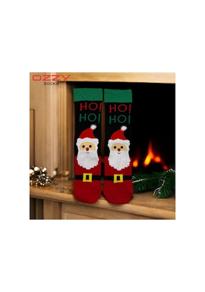 Ozzy Socks Unisex Yılbaşı Çorap 3 Çift Çok Renkli