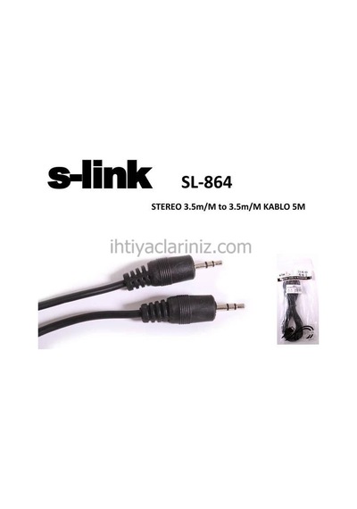 Sl-864 5M Stereo Ses Kablosu