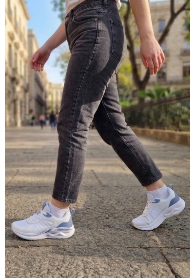 In Step Air-cushion Pro: Fileli Kadın Hafif Koşu Ve Yürüyüş Ayakkabısı - Beyaz