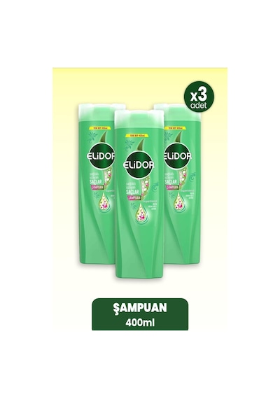 Elidor Superblend Uzayan Saçlar için Şampuan 3 x 400 ML