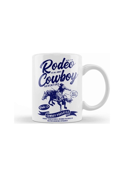 Rodeo Cowboy Paradise Kupa Bardak Porselen Karışık