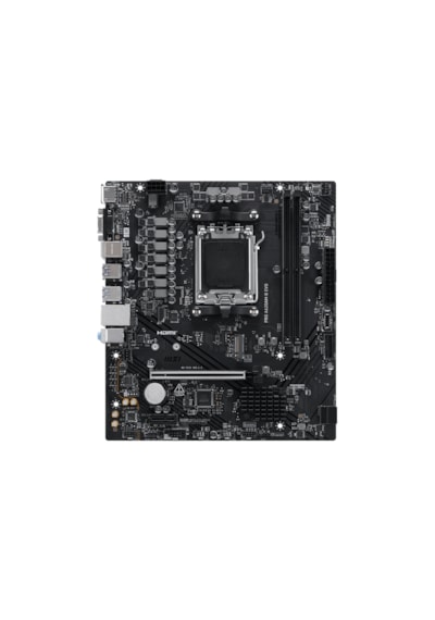 Msı Pro A620am-b Evo Am5 Ddr5 6800mhz Oc Argb Hdmı Vga M.2 Usb3.2 Jargb V2 Matx