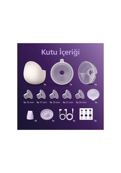 Giyilebilir Tekli Göğüs Pompası, Hastane Gücünde, Bebeğin Emme Ritminde, Skin Sense, Hassas, Scf494/11