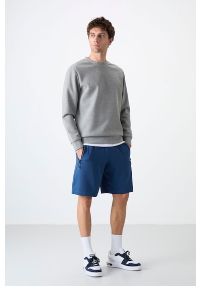 Tommy Life Standart Kalıp 3lü Paket Siyah-gri Melanj-parlament Erkek Şort - 81136 Siyah - Gri