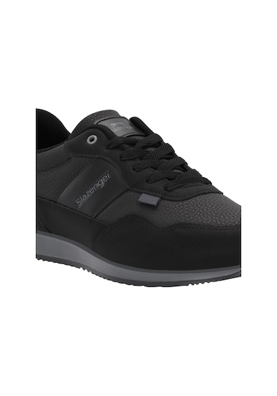 Slazenger OFFENSE Erkek  Siyah / Koyu Gri Günlük Spor Ayakkabısı