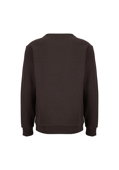 Mustang Kahverengi Erkek Basic Nakışlı Sweatshirt M6wm-swt1590 Kahve