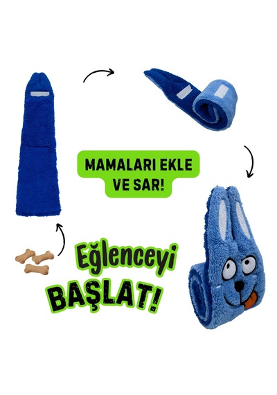 Havhav Mama Saklamalı Salyangoz Peluş Köpek Oyuncağı