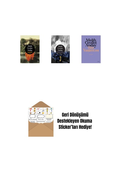 Aylaklar Ciltli + Gizli Emir Ciltli + Şiir Yaşantısı - Şiir Yazıları + Okuma Sticker'ları