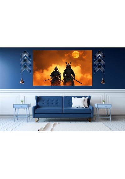 Ti-play Panik Ve Bekleyiş 60x90cm Modern Samuray Pvc Çerçevesiz Tablo