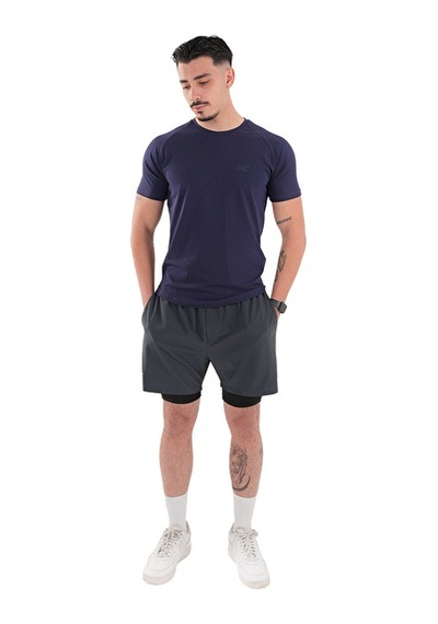Musclecloth Elite Reglan T-shirt Lacivert