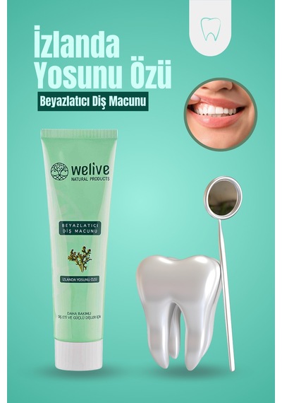 İzlanda Yosunlu Diş Macunu 100 Ml Bitkisel İçerikli Günlük Ağız Bakımı Tam Koruma