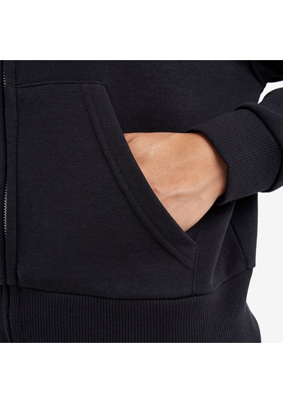Lescon Siyah Kadın Fermuarlı Kapüşonlu Sweatshirt 26s-2201-26n