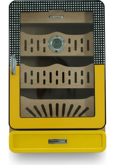 Cigarloong Camlı 4 Çekm.puro Kutusu Humidor Sarı 150's