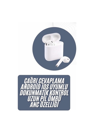 2025 Model Çhassasiyet Cevaplayabilen Bluetooth Kulaklık Beyaz Dokunmatik Kontrol 1