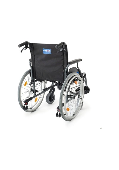 Hafif Alüminyum Tekerlekli Sandalye Katlanır Ve Refakatçi Frenli Model Dm-317 50cm