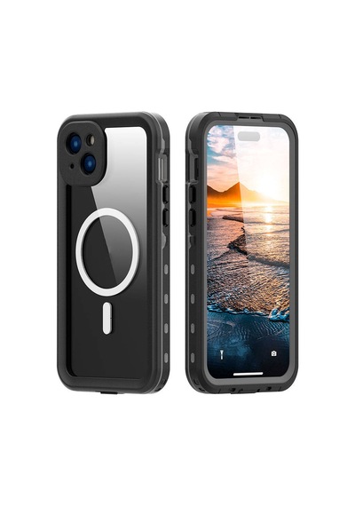 Zore İphone 15 Plus Uyumlu Nvth 1-1 Su Geçirmez Kılıf-siyah