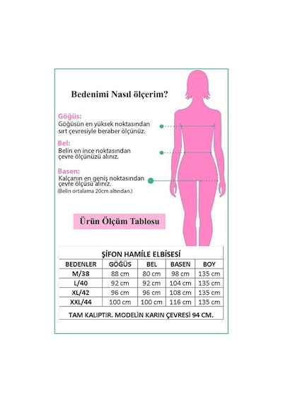 Dip Moda Kadın Beyaz Baby Shower Şifon Hamile Elbise Dphml003 Siyah