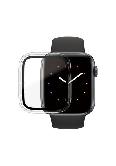 Apple Uyumlu Watch  4 5 6 Se 44mm Şeffaf Full Body Çerçeveli Ekran Koruyucu