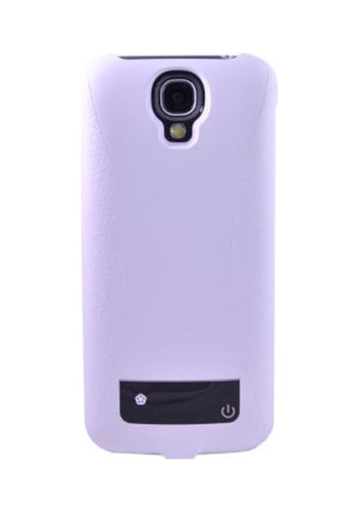 Samsung Uyumlu Galaxy S4 Mini Şarjlı Kılıf Arka Kapak/Kılıf Beyaz