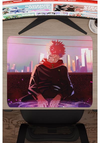 Jujutsu Kaisen Anime V4 - 48x40 Xl Gaming Kauçuk Kaymaz Taban Mouse Pad Fare Altlığı