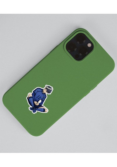 Yoichi Isagi -anime Bluelock-parlak Kağıt -2li Sticker Set-telefon Futbol Süsleme Blue Lock Beyaz