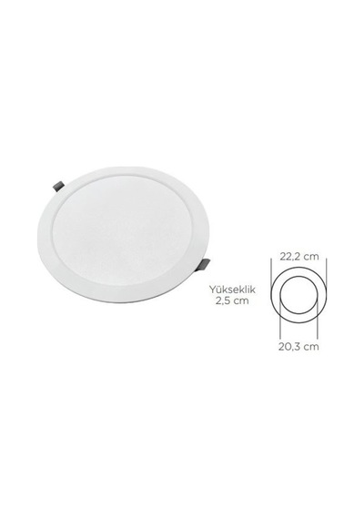 Zmr 18 W Slım Panel Led Spot 6500k Beyaz
