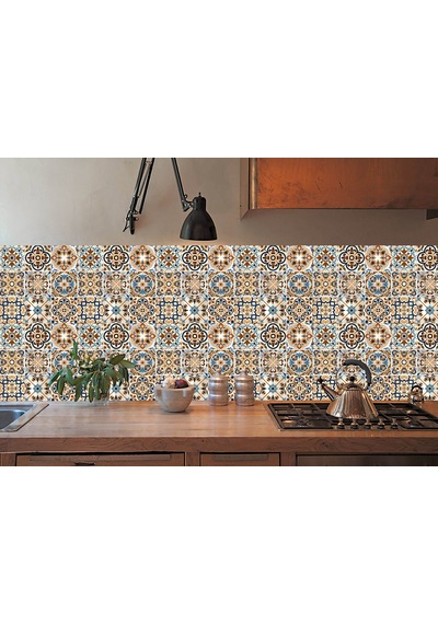Kendinden Yapışkanlı Fayans Kaplama Pvc Karo Fas 019 Desen 60x120 Cm 7 Adet 5 M2