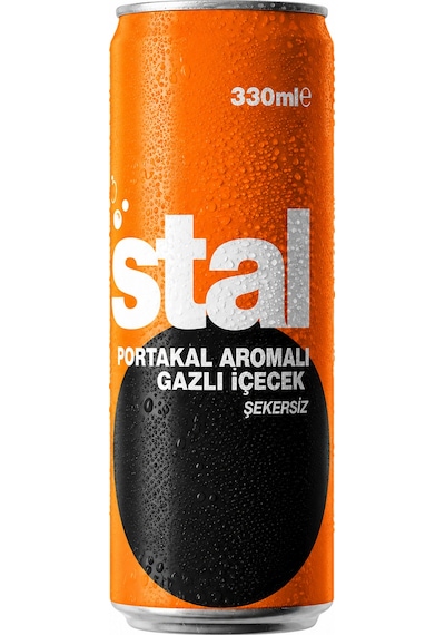 Kristal Portakal Aromalı Şekersiz Gazlı İçecek 330 ml 12'li