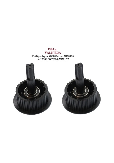 Srfn Ticaret Philips Aqua Plus 8000 Serisi Xc8053-xc8057 Uyumlu Fırça Mekanik Dişlisi - 2 Adet